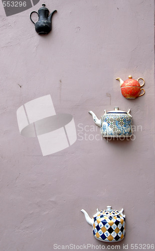 Image of Kettles in the wall