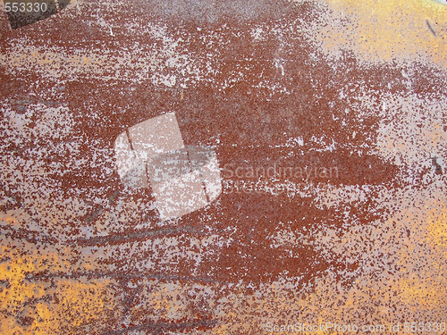 Image of rusty metallic surface