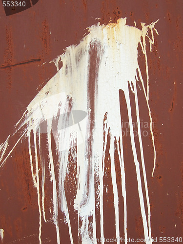 Image of rusty paint surface