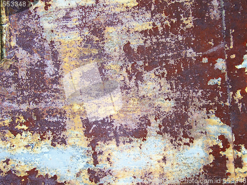 Image of rusty metallic surface