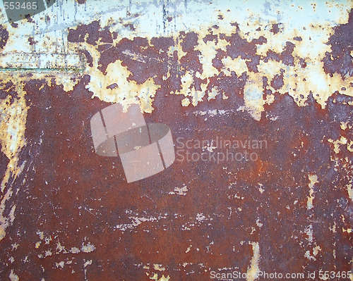 Image of rusty scratched surface