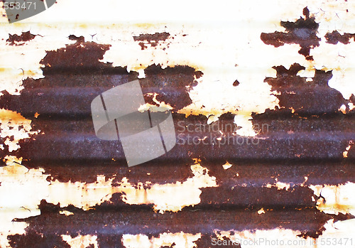 Image of rusty scratched surface