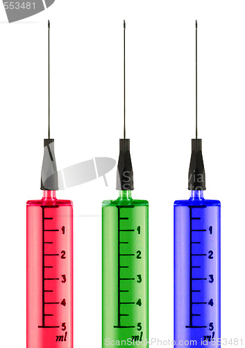 Image of Colorful Syringes