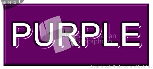 Image of 3d Purple Badge