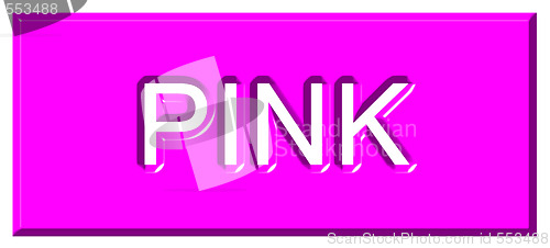 Image of 3d Pink Badge