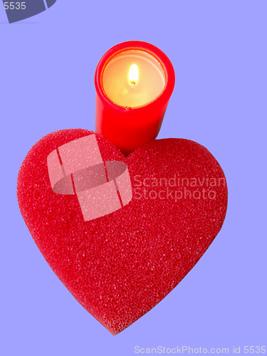 Image of Candle and heart