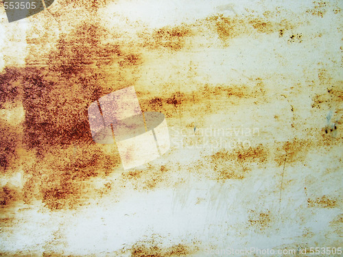 Image of rusty metallic wall