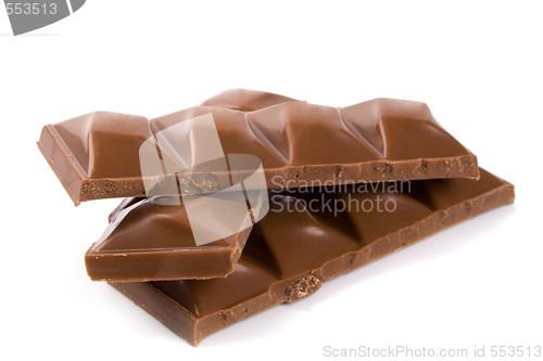 Image of chocolate blocks