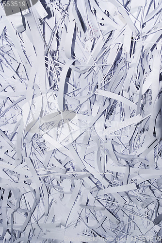 Image of Paper shreds abstract