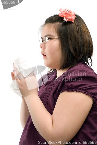 Image of Sneezing Child