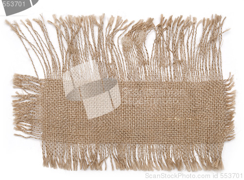 Image of sackcloth material