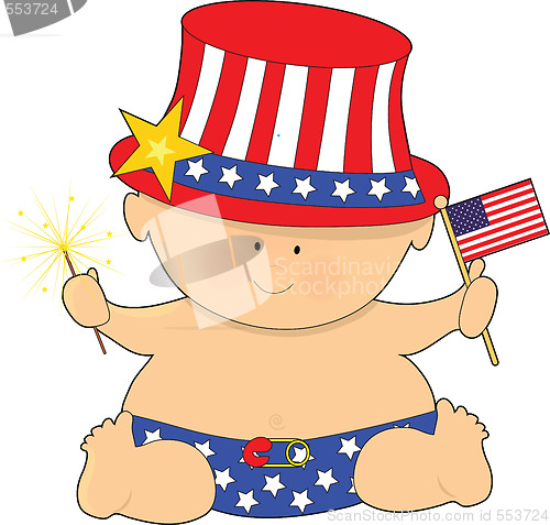 Image of Baby Fourth of July