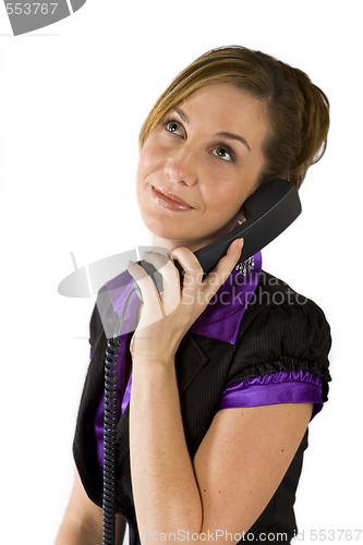 Image of Talking on the phone