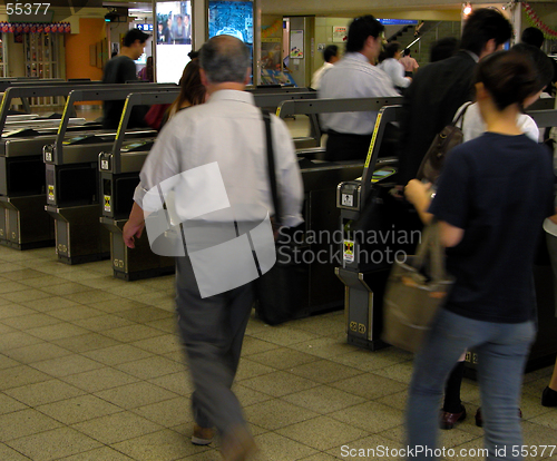 Image of Train station-morning aspect