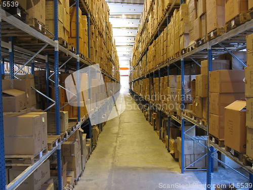 Image of Corridor in a warehouse