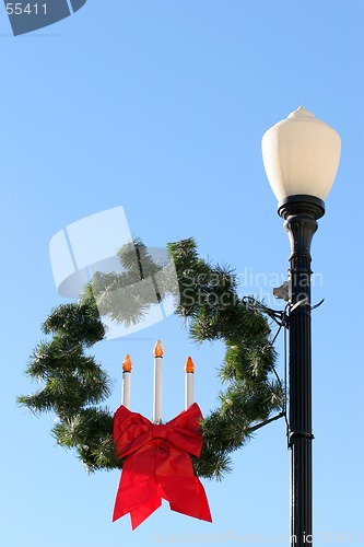 Image of christmas street lighting