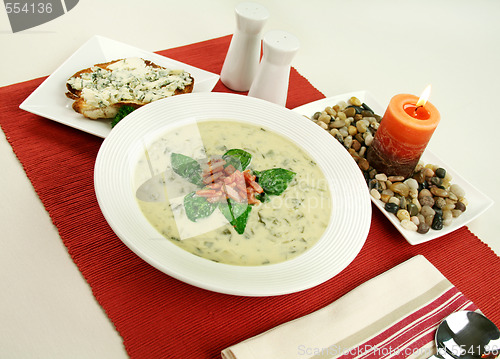 Image of Creamy Spinach Soup