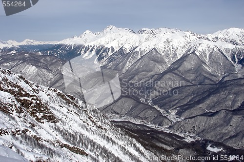 Image of above mountains