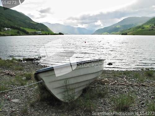 Image of boat on shore