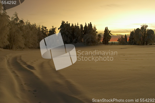 Image of northern sunset