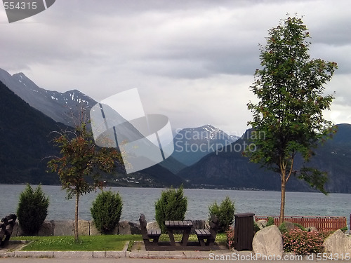 Image of Two sides of a fiord