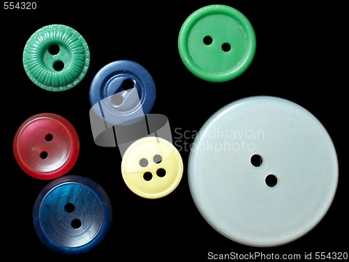 Image of multicolored buttons