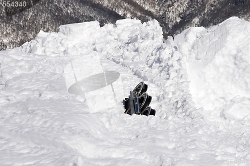 Image of after avalanche