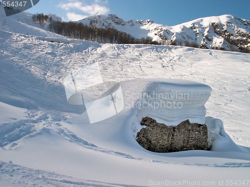 Image of snowdrift