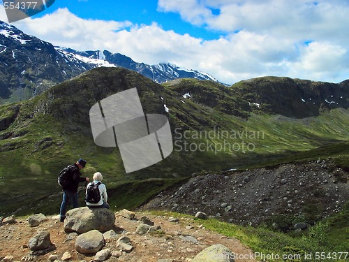 Image of Short rest among mountains