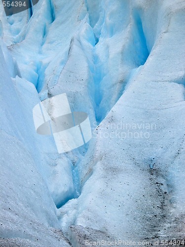 Image of Cracks in a glacier