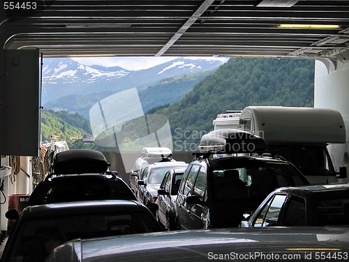 Image of inside of the ferry