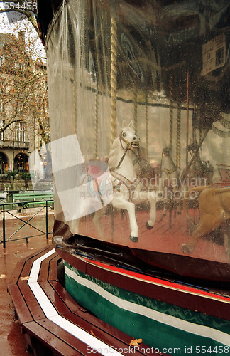 Image of carousel horse