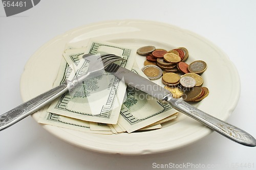 Image of salary for food