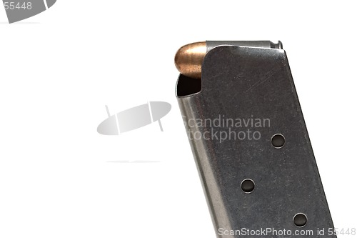 Image of bullet in clip