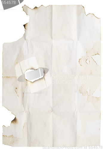 Image of burnt edge blank