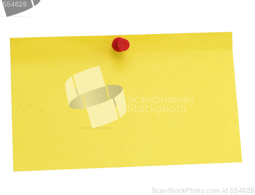 Image of empty yellow blank