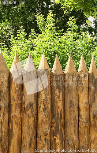 Image of fence and trees