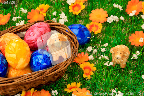 Image of Easter eggs