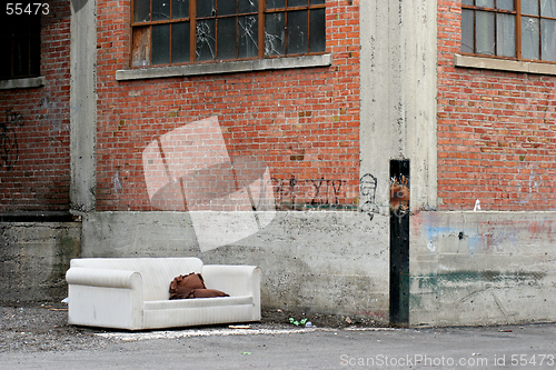 Image of homeless living room