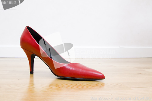 Image of sexy red shoe