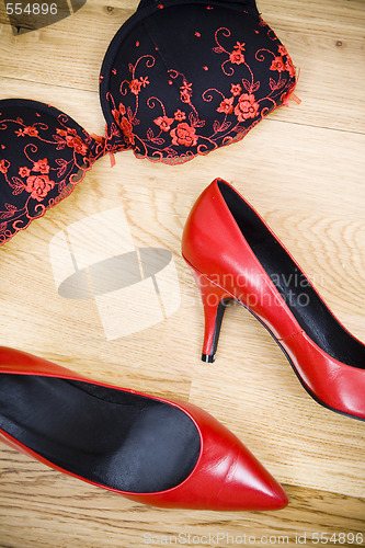 Image of sexy red shoes