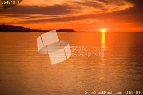 Image of Strait of Juan de Fuca Sunset