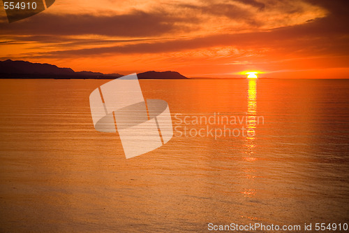 Image of Strait of Juan de Fuca Sunset