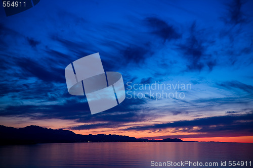 Image of Strait of Juan de Fuca Sunset