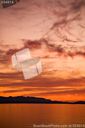 Image of Strait of Juan de Fuca Sunset