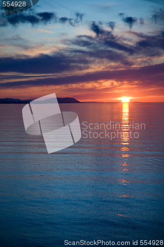 Image of Strait of Juan de Fuca Sunset