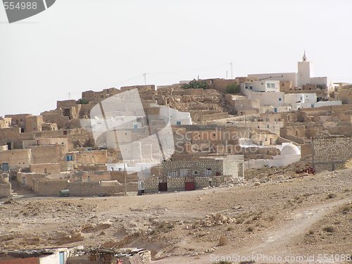 Image of town in sahara