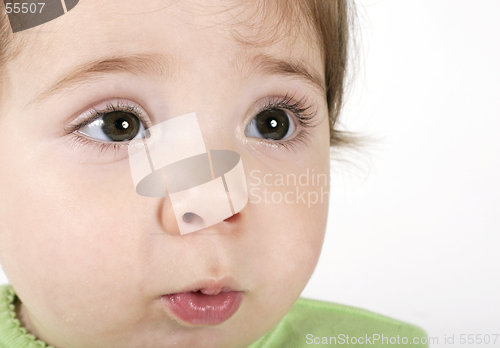Image of Expressive baby face