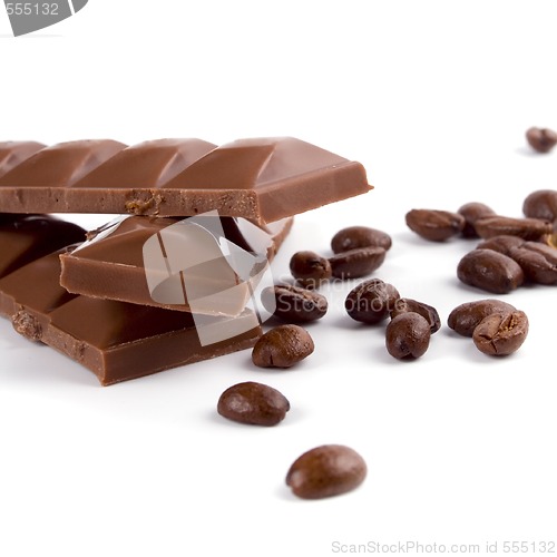 Image of chocolate and coffee bean