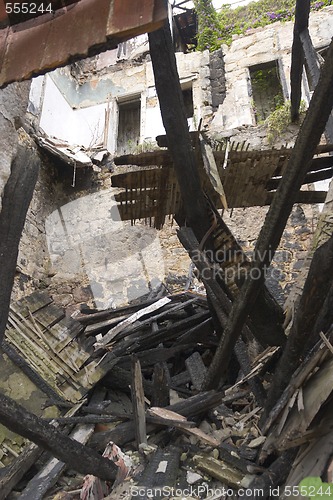 Image of destruction interior